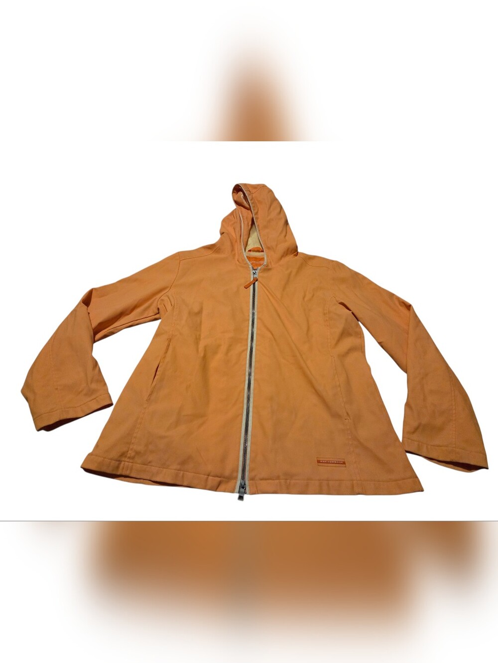 Women’s Large Weatherproof Garment Company Peach Full Zip Windbreaker Jacket
